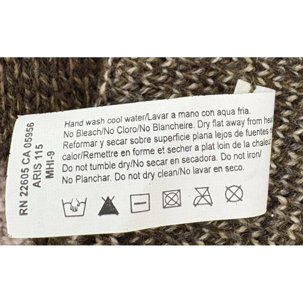 ThirtyTwo Snowboarding Scarf Fair Isle Olive‎ Green Wool Blend Scandi Ski Lodge